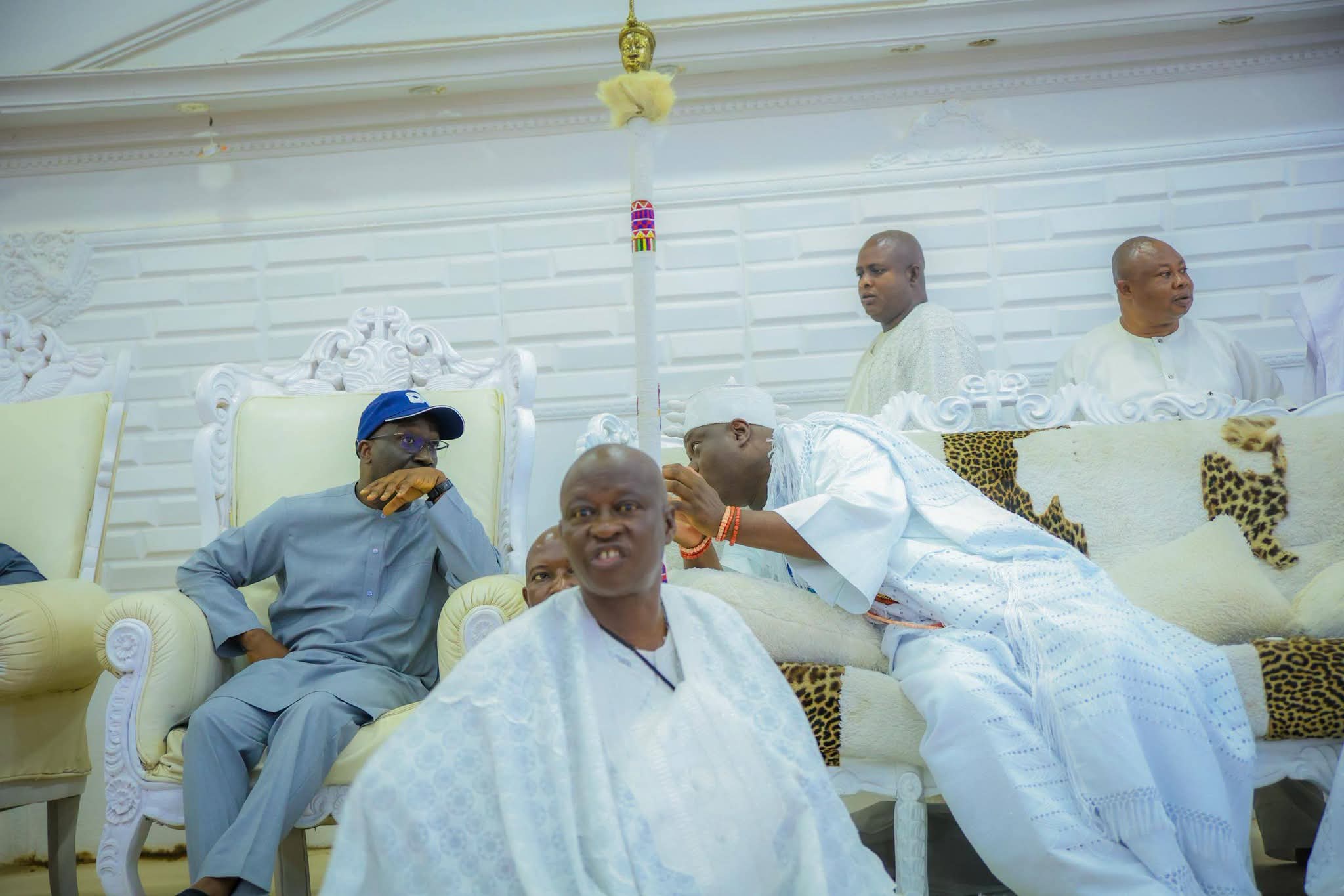 Ooni Praises Gov Okpebholo's Leadership Style, Humility During Palace Visit