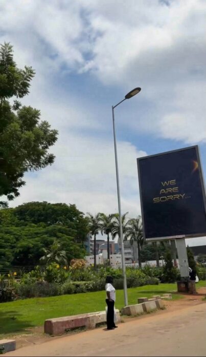 ‘We Are Sorry’: Mysterious Billboards Trigger Speculation Across Abuja