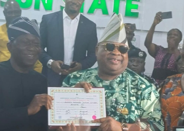 Osun Election: Adeleke Receives Certificate of Return, Announces ₦500m Victims’ Fund