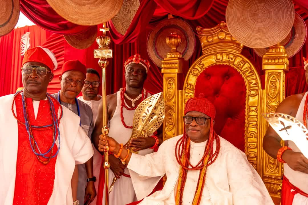 Senator Francis Alimikhena Crowned Okumagbe Of Uwanno Kingdom